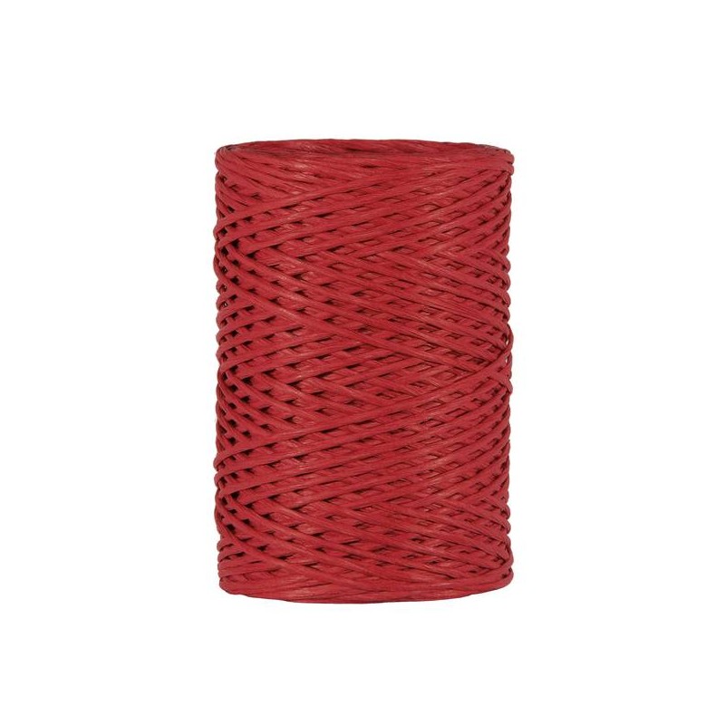 WIRED PAPER RAPHIA mm2x50mt RED