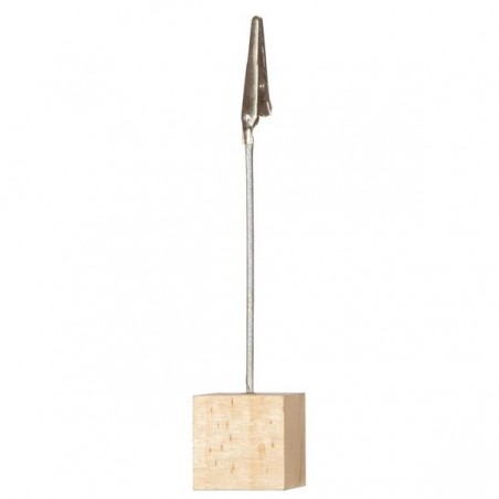 PHOTO HOLDER WOOD 2,5x2,5xh13cm