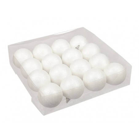 SFERE SPARKLING WHITE  Ø6cm 16pz