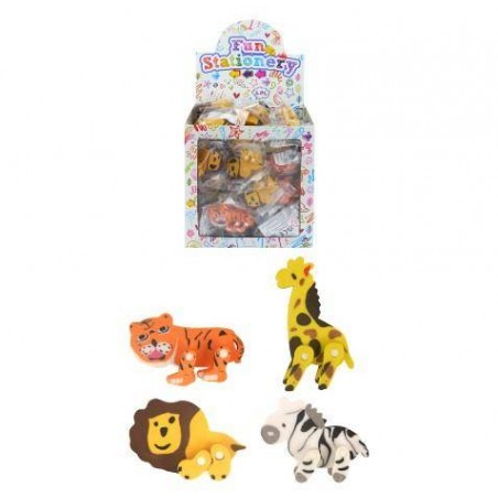 GOMMA AIMALETTI DELLA GIUNGLA 5cm assortiti 1pz