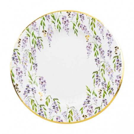 PIATTI GLICINE 27cm 8pz