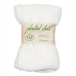 TESSUTO RUNNER PLEATED CLOTH cm90x3mt WHITE