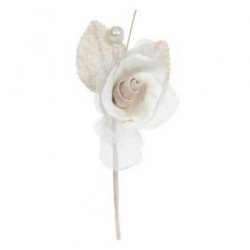 CHIUDIPACCO COTTON ROSE 7x14,5cm WHITE