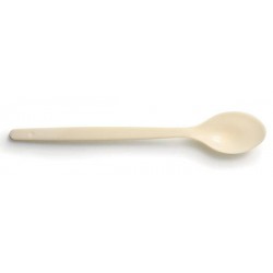 CUCCHIAI GRANITA 18cm BIO COMPOSTABILI PLA 1kg (250pz) CREMA