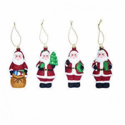 APPENDINO BABBO GLITTER  4ass.12cm 1pz