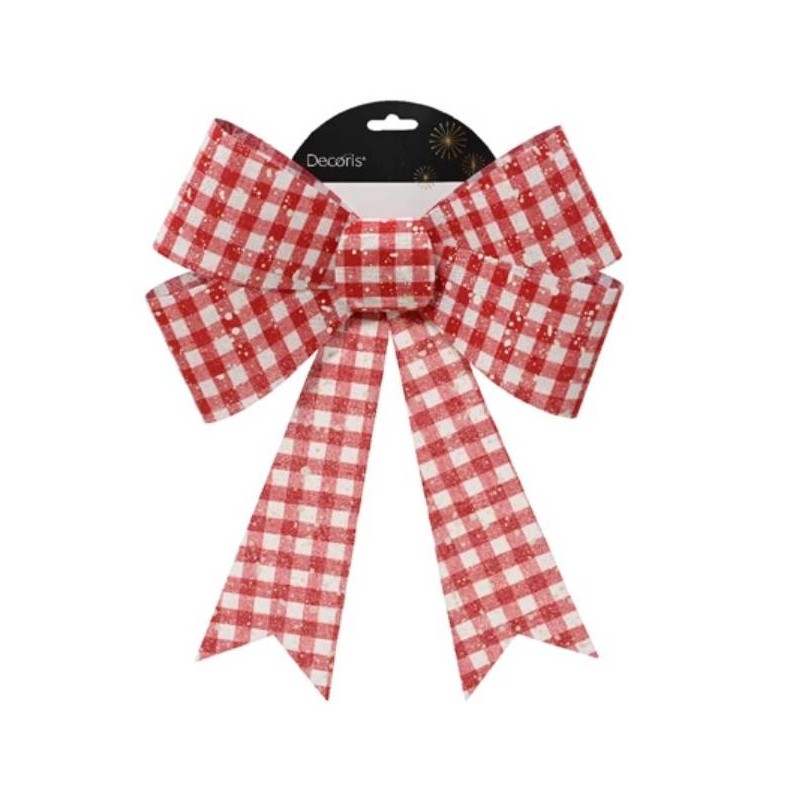 FIOCCO GIGANTE PRONTO SCOZZESE CON NEVE 32x36cm