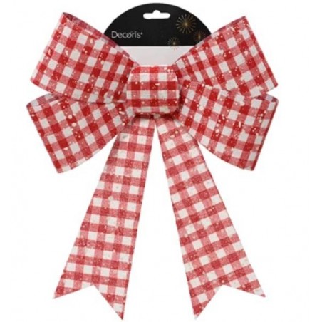 FIOCCO GIGANTE PRONTO SCOZZESE CON NEVE 32x36cm