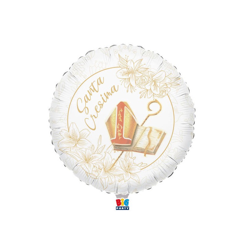 PALLONE MYLAR 45cm 18 CRESIMA