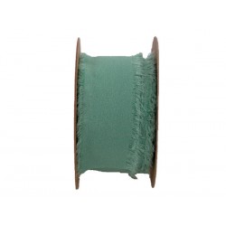 NASTRO SFRANGIATO CHIFFON mm40x15mt VERDE MENTA