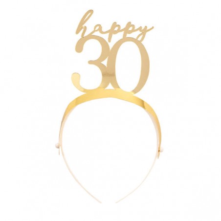 CERCHIETTO HAPPY 30 GOLD 4pz