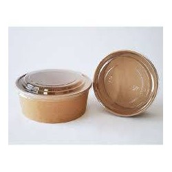 COPERCHIO PET INSALATIERA ø18,7cm (1100/1300cc) 50pz USOBIO