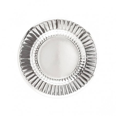 PIATTI ROUND 21cm ARGENTO 8pz