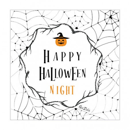 TOVAGLIOLI 33x33cm HALLOWEEN NIGHT 16pz