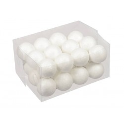 SFERE SPARKLING WHITE Ø4cm 24pz
