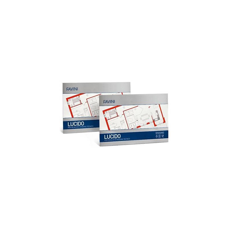CARTA LUCIDO A4 FAVINI 75gr/mq 21x29,7cm 10 FOGLI