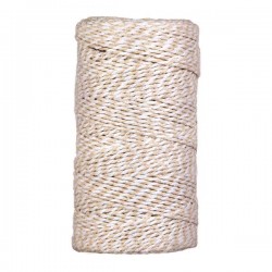 CORDINO BICOLORE mm2x100mt CREAM/WHITE