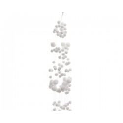 GHIRLANDA POLYESTER SNOW FLAKE  4xh135cm