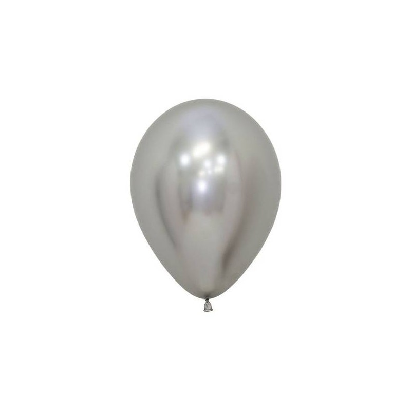 PALLONCINO ARGENTO REFLEX 5 12cm 20pz