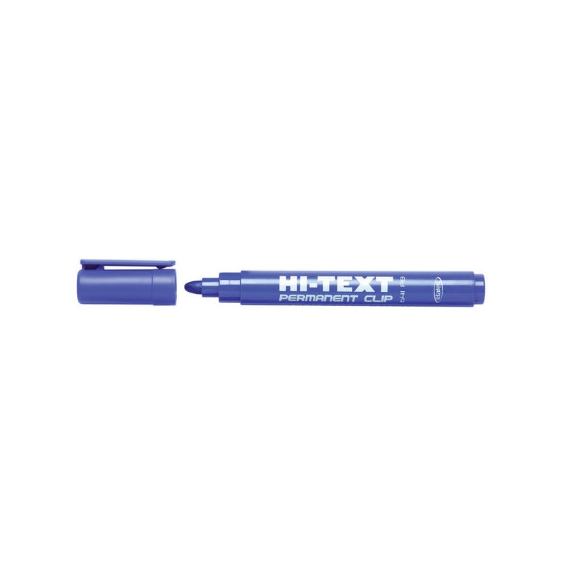 PENNARELLO PERMANENT CLIP P. TONDA BLU HI-TEXT