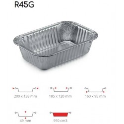 TEGLIA ALLUMINIO 3 PRZ ALTA R45G 100pz CONTITAL