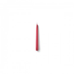 CANDELA TAPERED RED h.24cm