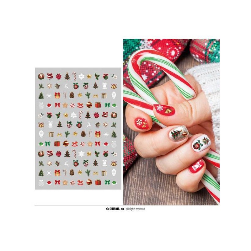 ADESIVI PER UNGHIE ALBERO DI NATALE