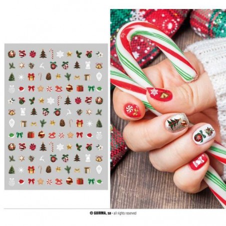 ADESIVI PER UNGHIE ALBERO DI NATALE