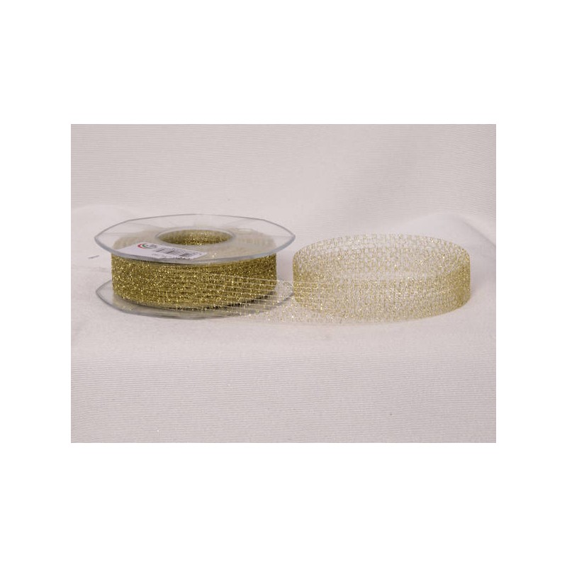 NASTRO LUREX ANTARES mm28x25mt COL.102 ORO