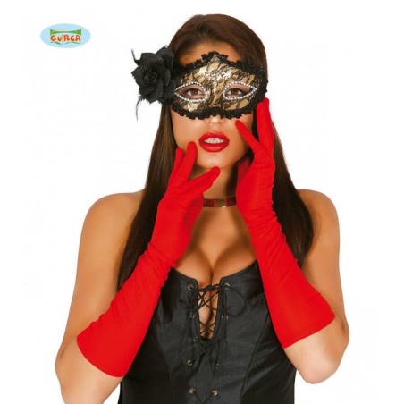 GUANTI ROSSI LUNGHI 42cm