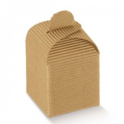 SCATOLA CUBETTO ONDA AVANA 5x5x5,5cm 10pz