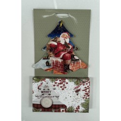 PORTA T-LIGHT ALBERO DI NATALE + 6 T-LIGHT