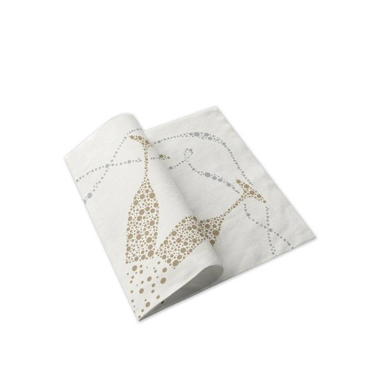 TOVAGLIOLI 40x40cm SPUNLACE MICRO 50pz BOLLICINE