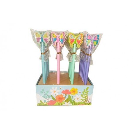 MATITA CON GOMMA BUTTERFLY 1pz