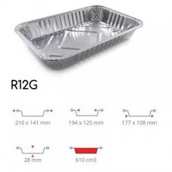 TEGLIA ALLUMINIO 2/3 PRZ BASSA 100pz R12G CONTITAL