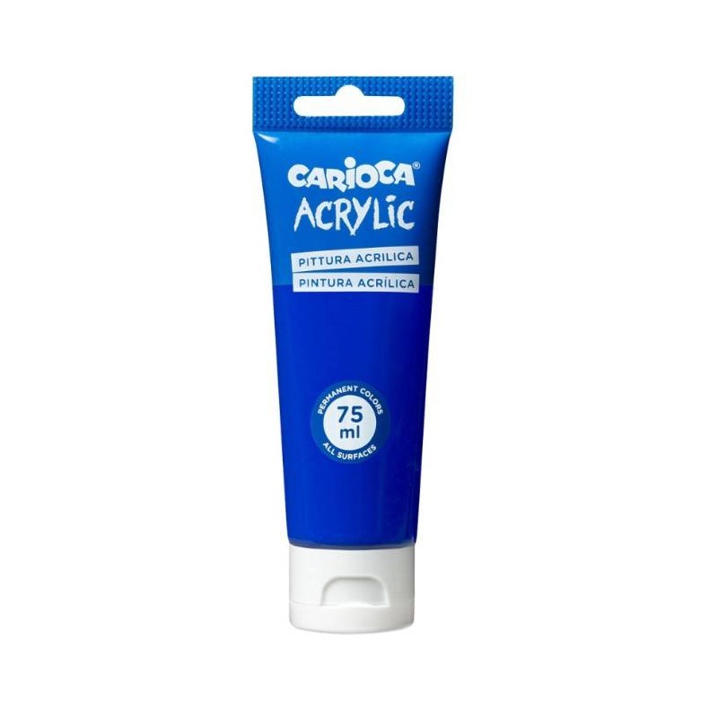TEMPERA ACRILICA CARIOCA 75ml BLU PRIMARIO