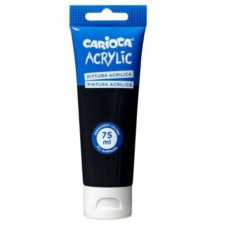 TEMPERA ACRILICA CARIOCA 75ml NERO