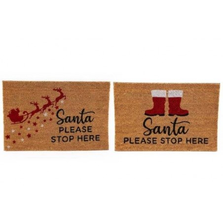 ZERBINO BABBO NATALE FERMATI QUI