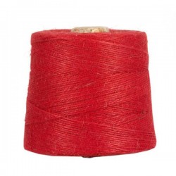 CORDINO JUTA 2mm 1kg  RED