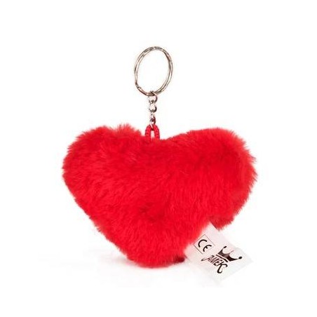 PORTACHIAVE CUORE PELUCHE 15cm