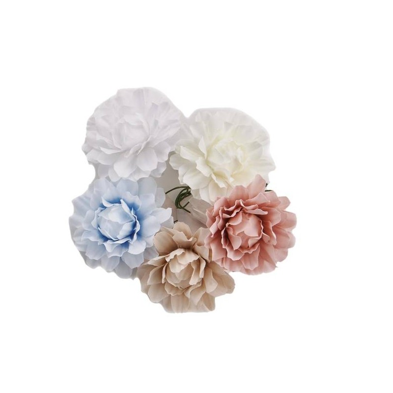 FIORE DALIA ø7,5cm TORTORA 12pz