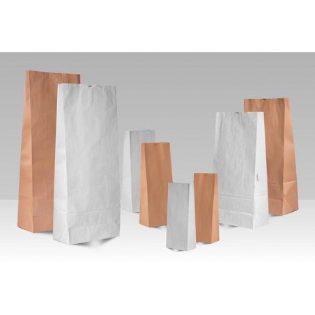 SACCHETTO FARINA F/QUADRO AVANA 10,5x6,7x26,5cm 1kg 100pz