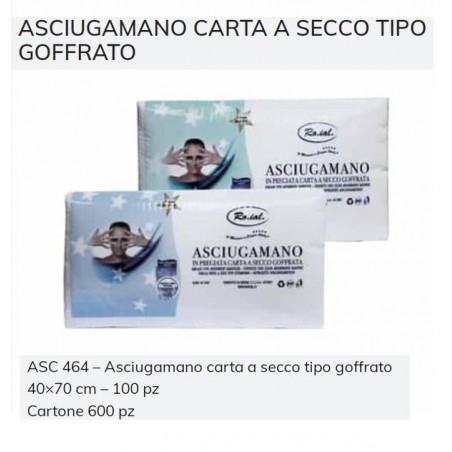 ASCIUGAMANO AIRLAID GOFFRATO 40x70cm 100PZ