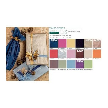 CARTA VELINA 50x70cm PNP 25 FOGLI 19-BORDEAUX