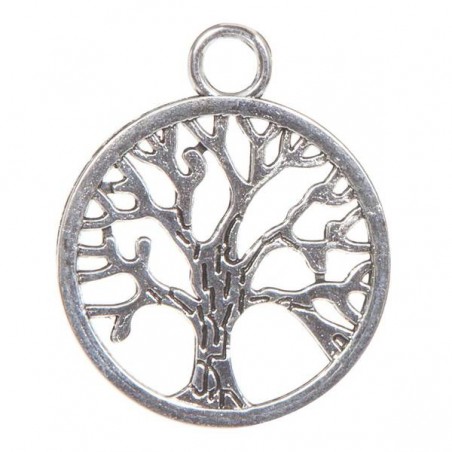 APPLICAZIONE BIJOUX METALLO ALBERO DELLA VITA 12pz