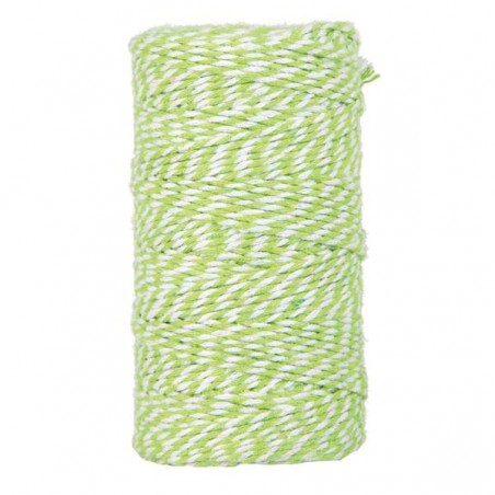 CORDINO BICOLORE mm2x100mt GREEN/WHITE