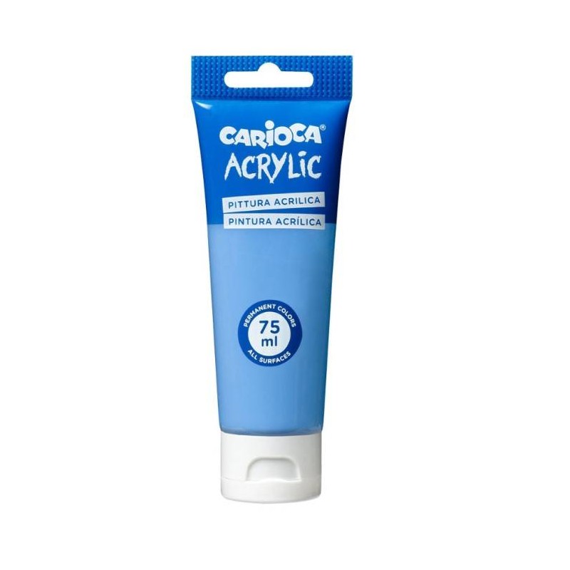 TEMPERA ACRILICA CARIOCA 75ml AZZURRO