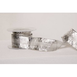 NASTRO LAMINATO mm40x20mt COL.101 ARGENTO