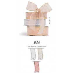 RONDELLA NASTRO TESSUTO ANIMATO 320 mm40x15mt 04-ARGENTO