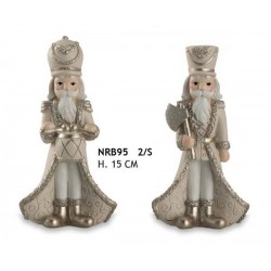 SCHIACCIANOCI BEIGE/ORO MD 15cm 2 ass. NRB95