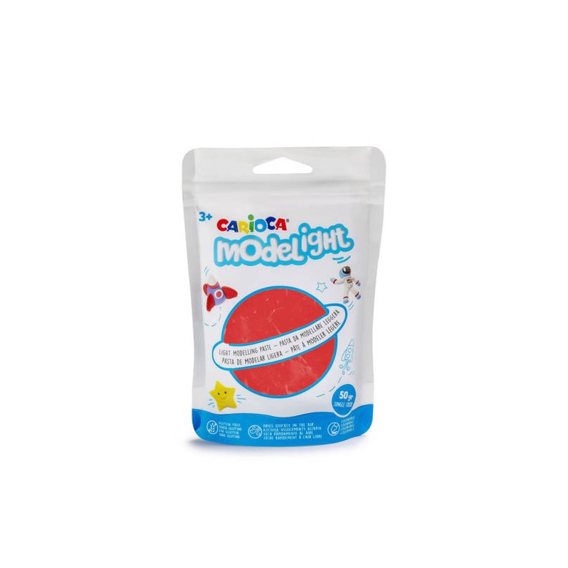 CARIOCA MODELIGHT MAXI 50gr ROSSO